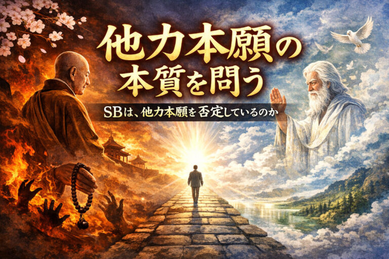 「他力本願」の本質を問う。