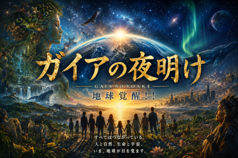 【ガイアの夜明け。人類覚醒！！】